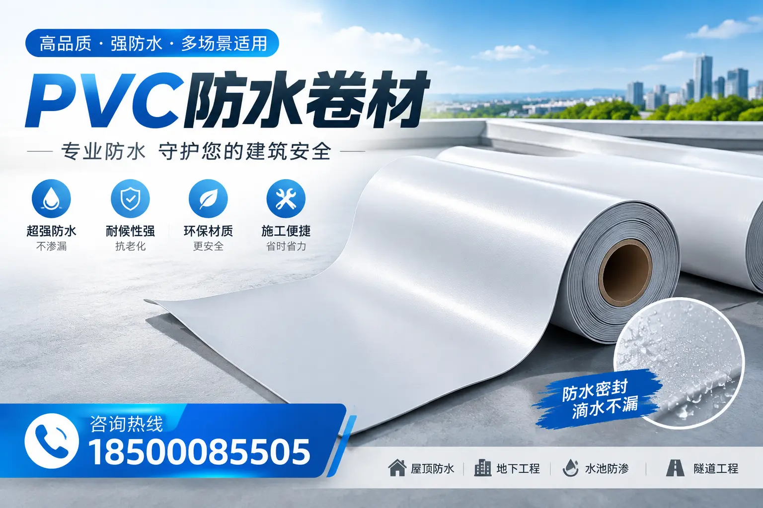 PVC防水卷材的市场竞争分析，南充品牌选择参考
